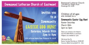 Easter Egg Hunt 2024 Invite